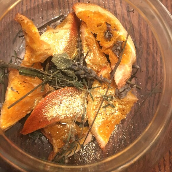 Winter Warmer potpourri/loose incense/bath soak orange lavender sage vanilla - Picture 1 of 5